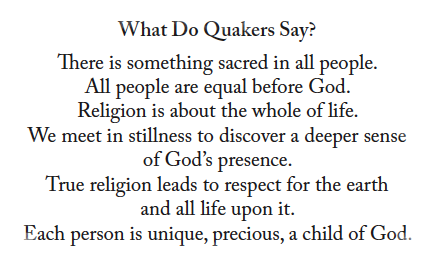 What do Quakers Say